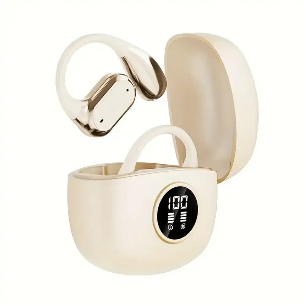 Clip On Wireless Earbuds Open Ear TWS Sports Headphones