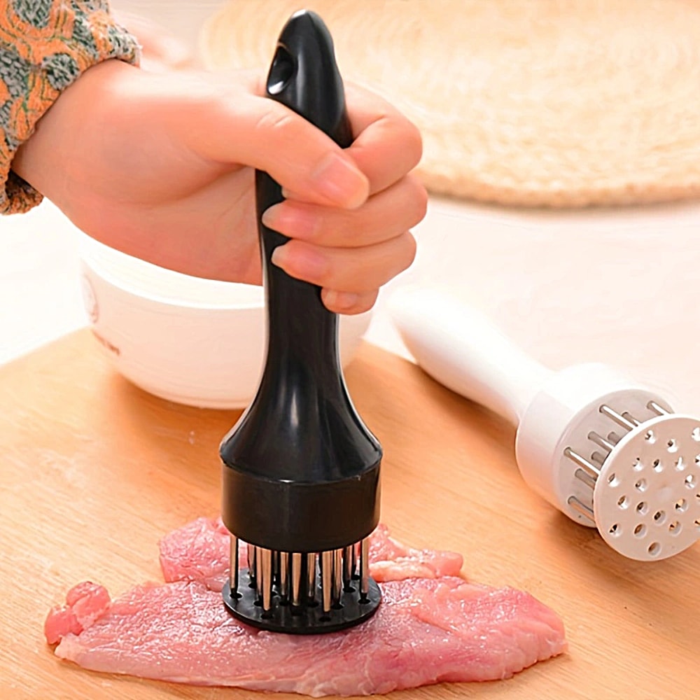 Stainless Steel Meat Tenderizer Tool For Juicy Steak Chicken And BBQ 5
