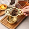 Double Ear Stainless Steel Tea Infuser Fine Mesh Strainer