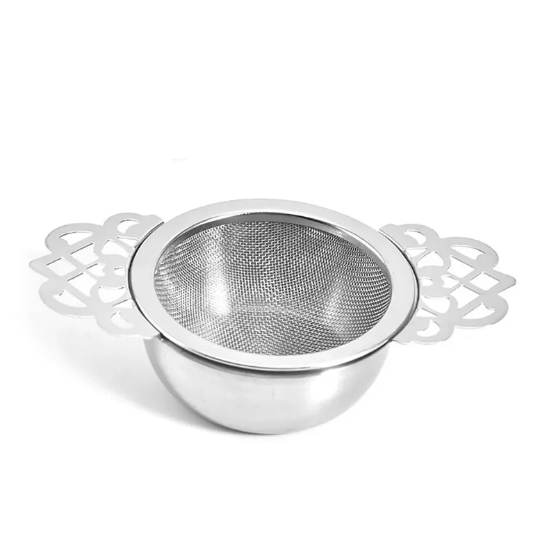 Double Ear Stainless Steel Tea Infuser Fine Mesh Strainer