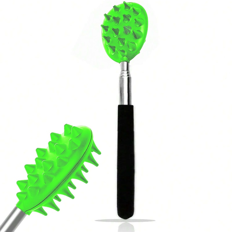 Extendable Cactus Back Scratcher with Dual Spikes
