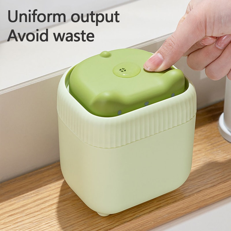 Easy Press Kitchen Soap Dispenser with Sponge Holder