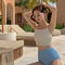 High Waist Split Bikini Set Womens Two Piece Swimsuit