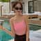 High Waist Split Bikini Set Womens Two Piece Swimsuit