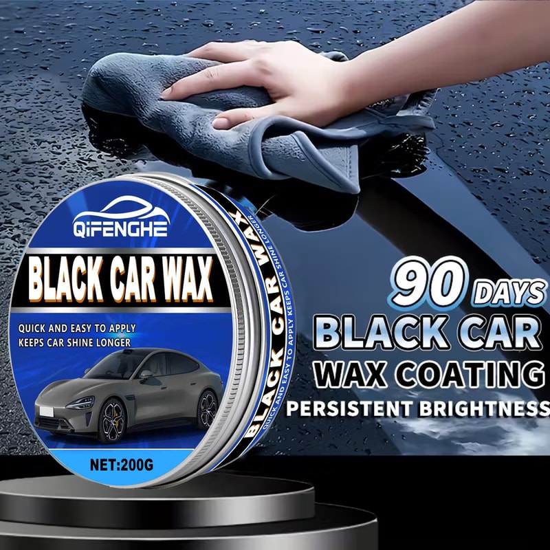 Black Car Wax Scratch Remover for Deep Gloss Paint Protection