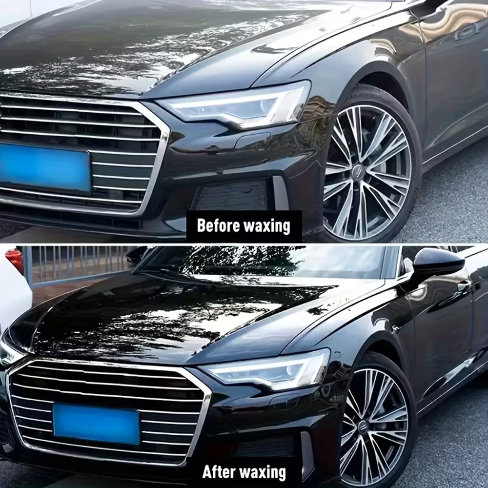 Black Car Wax Scratch Remover for Deep Gloss Paint Protection