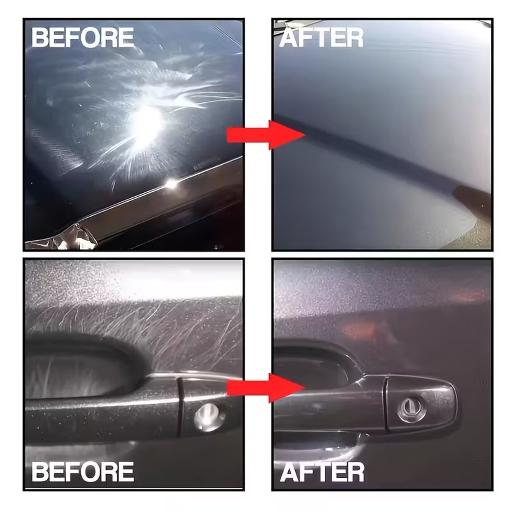 Black Car Wax Scratch Remover for Deep Gloss Paint Protection