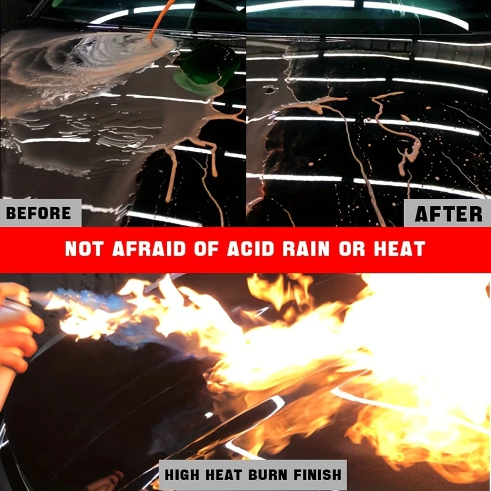 Black Car Wax with Ceramic Paint Protection for Gloss and Scratch Resistance