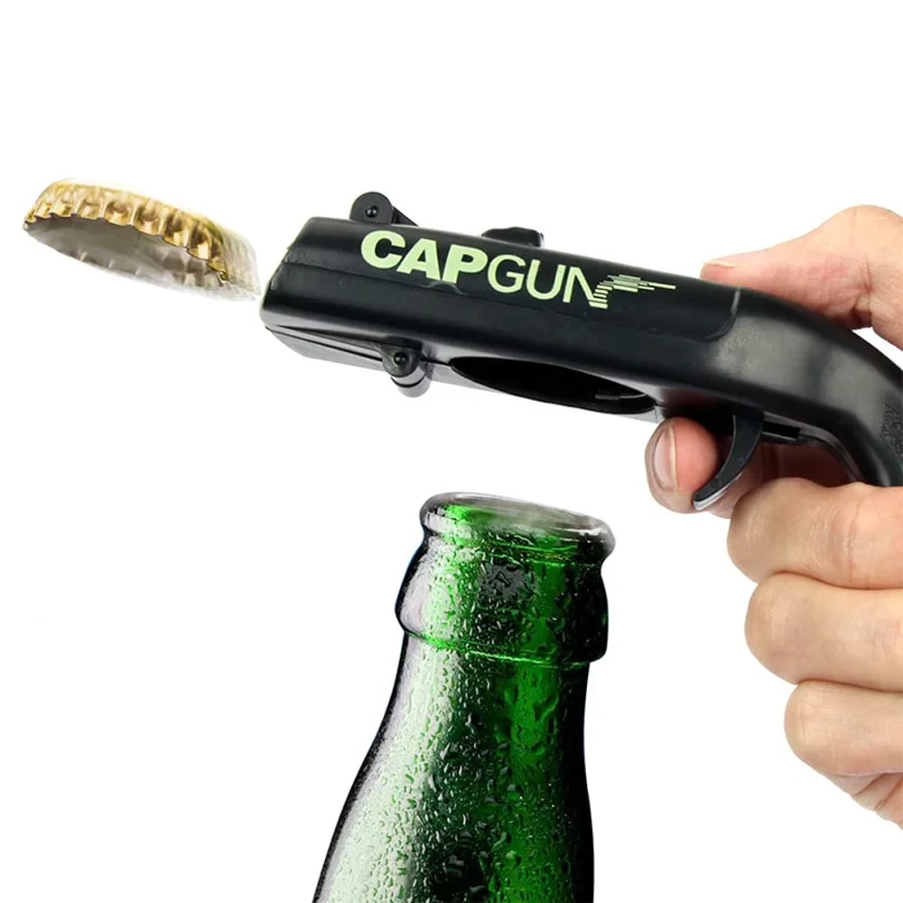 Cap Gun Bottle Cap Launcher Beer Bottle Opener