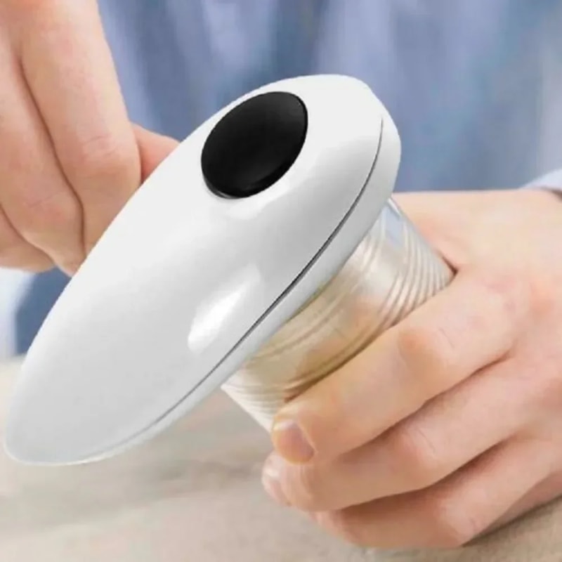 Electric Can Opener Automatic Smooth Edge Jar and Tin Opener