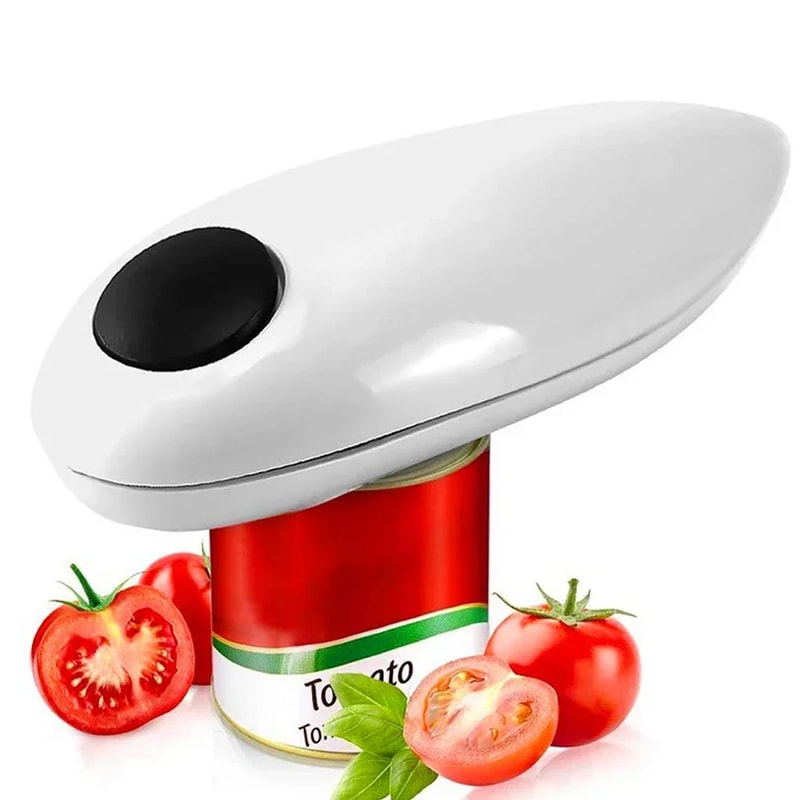 Electric Can Opener Automatic Smooth Edge Jar and Tin Opener