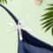 Solid Color Triangle Bikini Set Low Waist Bandage Swimwear 1