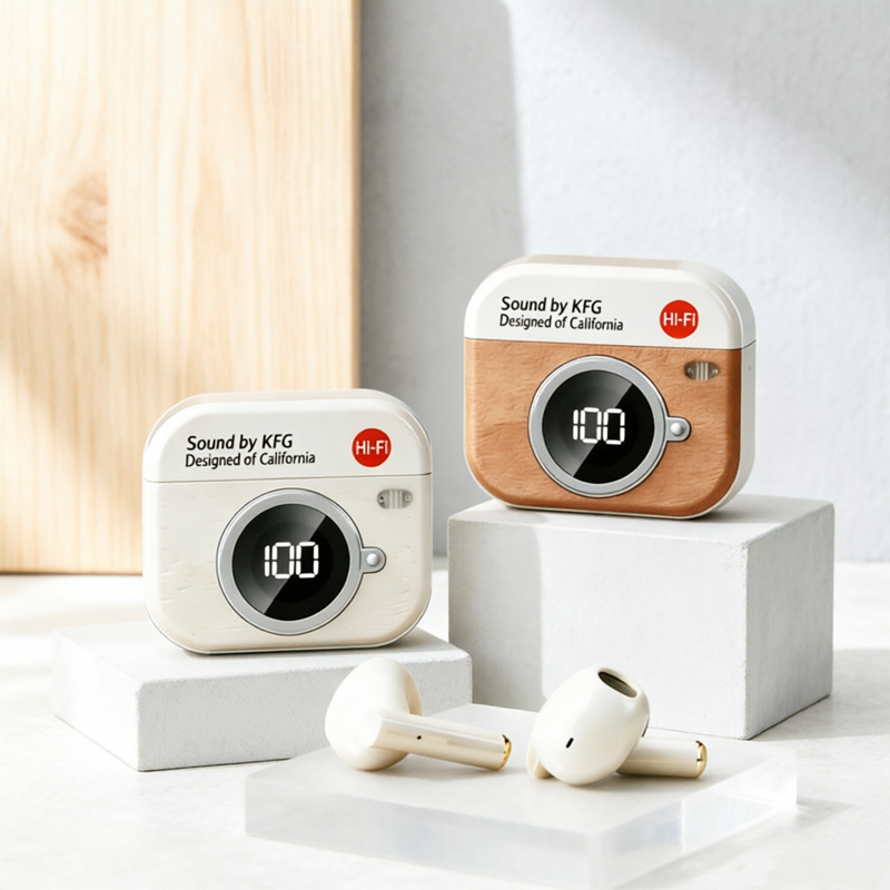 TWS Wireless Earbuds with Mic for Sport and Everyday Listening