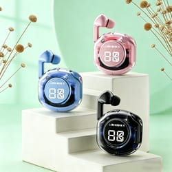 smart led power display tws wireless earbuds hifi stereo bluetooth headphones