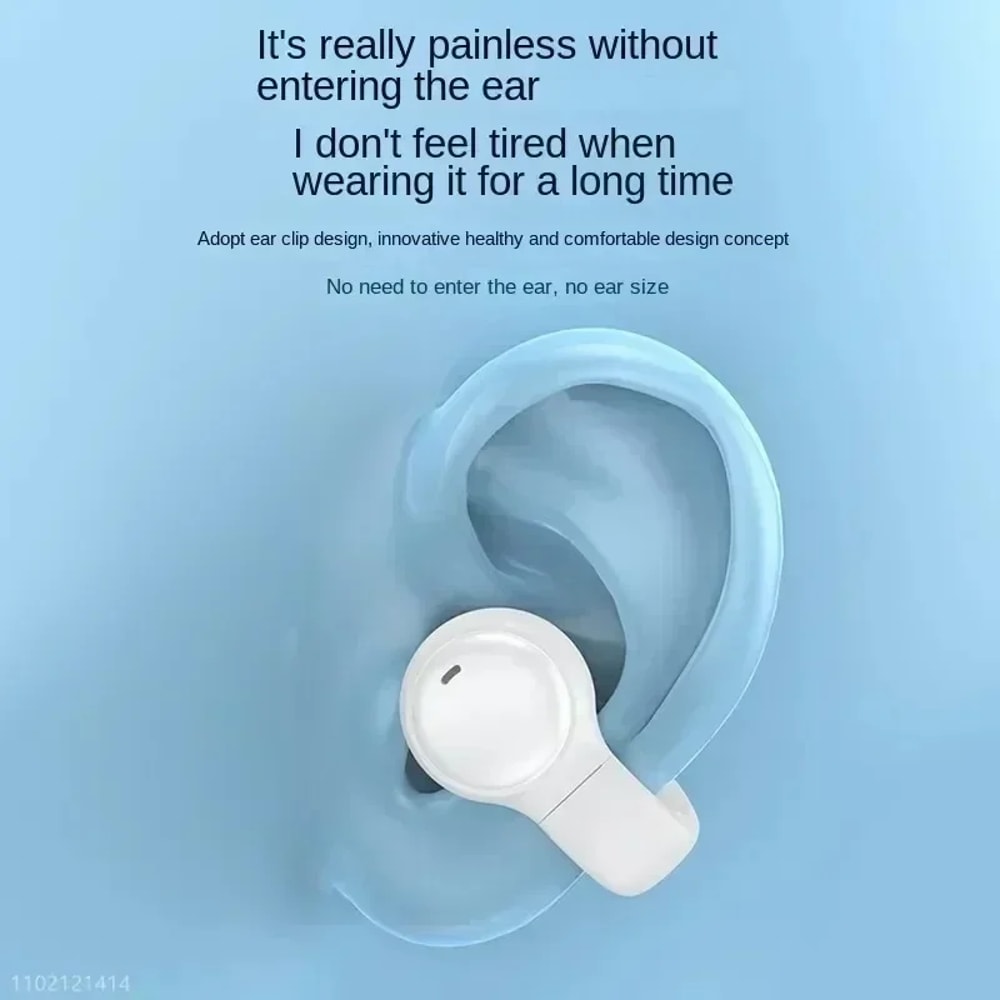 Wireless Bluetooth Earbuds with Noise Reduction and Power Display
