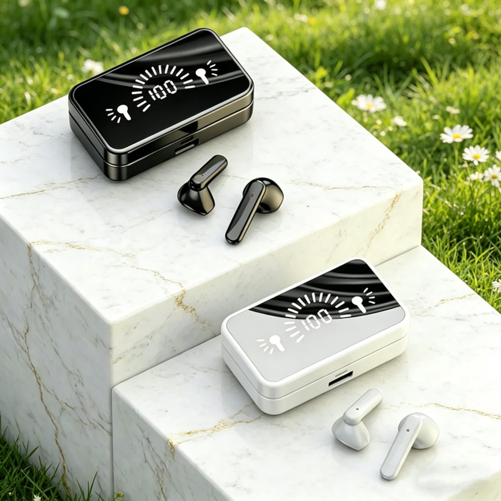 Ultimate Wireless Sports Earbuds High Fidelity Stereo Bluetooth Headphones with Charging Case