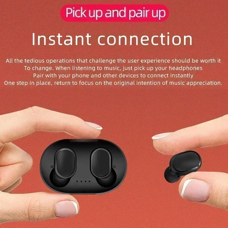 True Wireless HiFi Stereo Gaming Headset Noise Canceling Earbuds for Sports