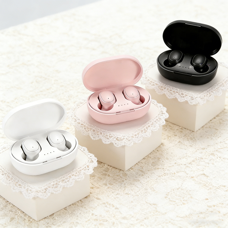Wireless Bluetooth Earbuds High Fidelity HiFi Stereo Sport Headphones with Built in Mic