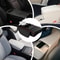 Car Armrest Cushion With Cup Holder And Side Storage Pockets 5