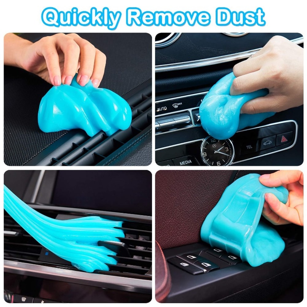 Reusable Car Cleaning Gel For Interior Vents Keyboards And Dust Removal 2