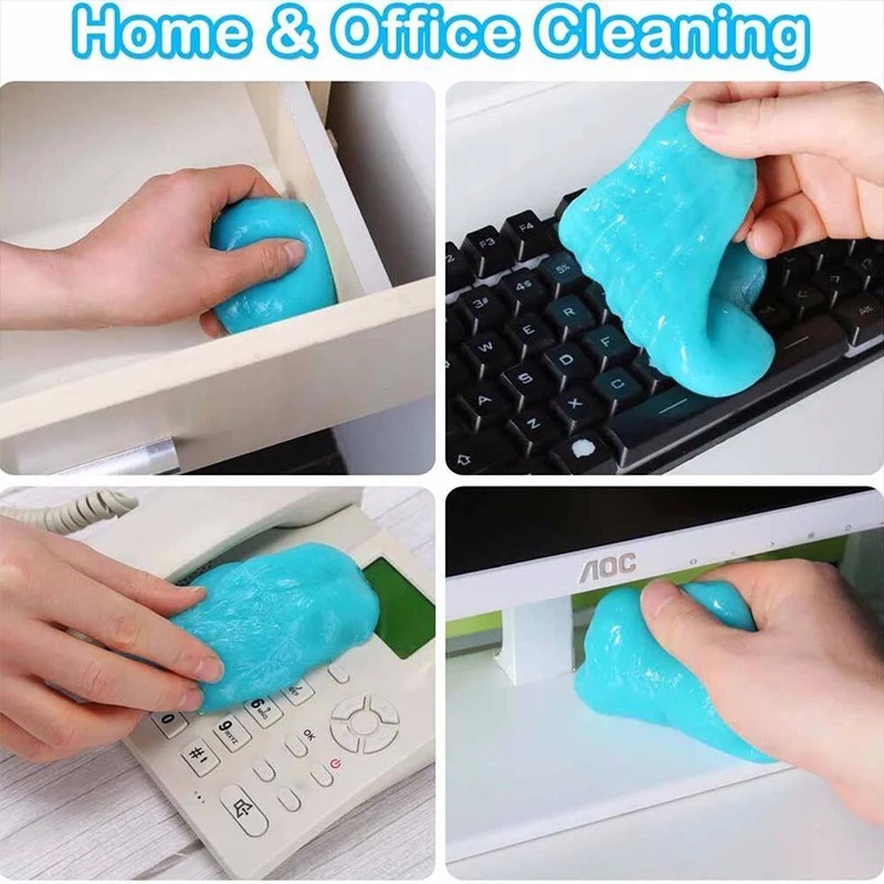 Reusable Car Cleaning Gel For Interior Vents Keyboards And Dust Removal 3