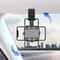 Universal Sun Visor Car Phone Holder With Rearview Mirror Clip Mount 2