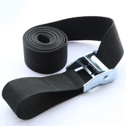 adjustable tie down strap with metal buckle for cargo bikes luggage and motorcycles