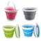 Collapsible Bucket Portable Folding Water Bucket For Camping Car Wash And Fishing 0