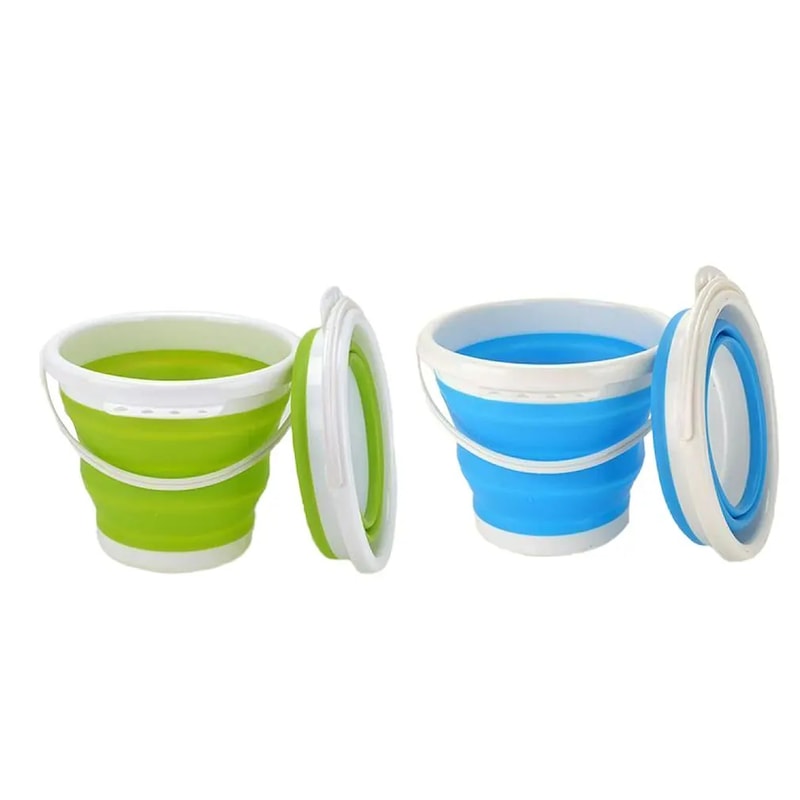 Collapsible Bucket Portable Folding Water Bucket For Camping Car Wash And Fishing 1
