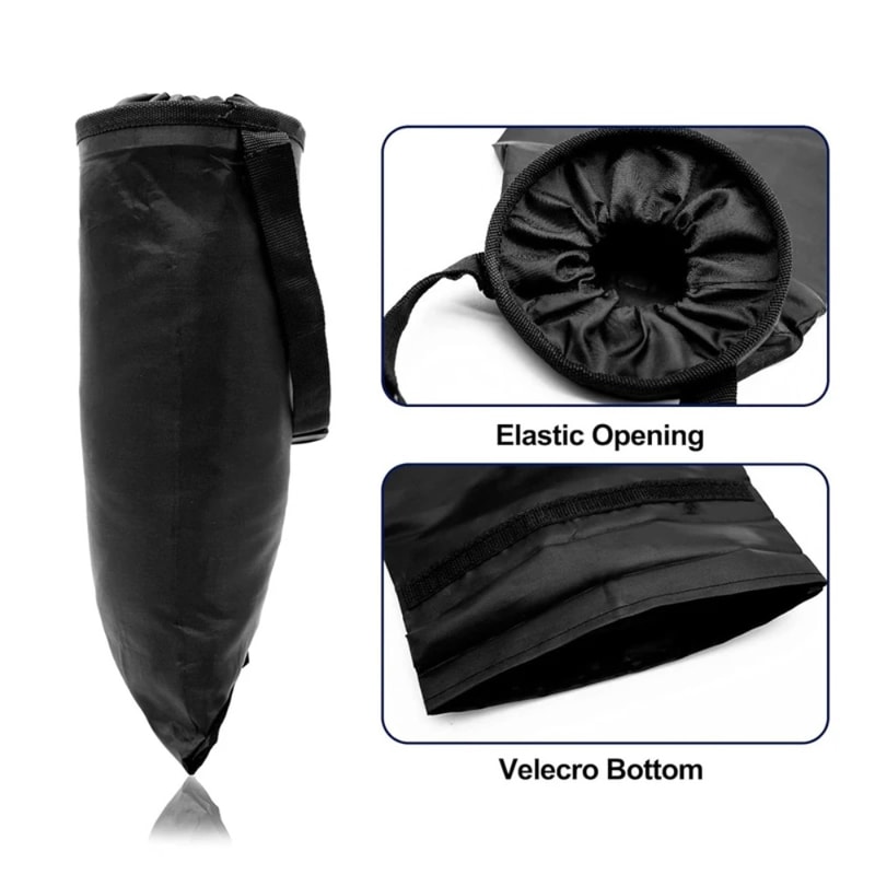 Hanging Car Trash Bag Back Seat Headrest Garbage Can