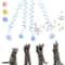 Interactive Cat Wand Toy with Spring Rope Plush Ball for Indoor Play