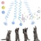 Interactive Cat Wand Toy with Spring Rope Plush Ball for Indoor Play