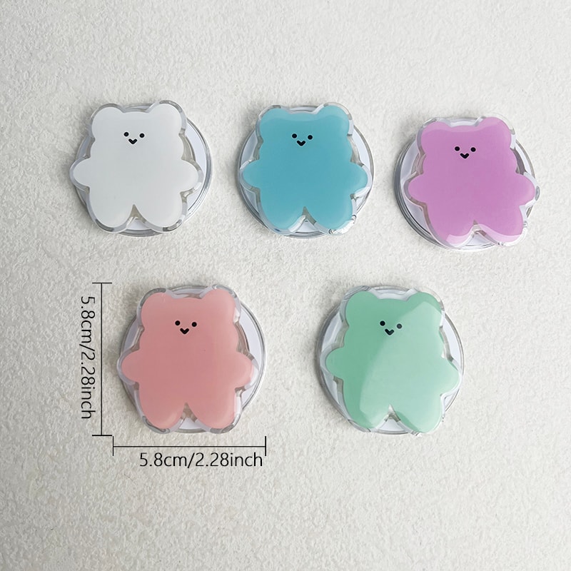 Cartoon Bear MagSafe Phone Grip Folding Magnetic Ring Holder