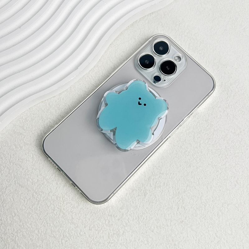 Cartoon Bear MagSafe Phone Grip Folding Magnetic Ring Holder
