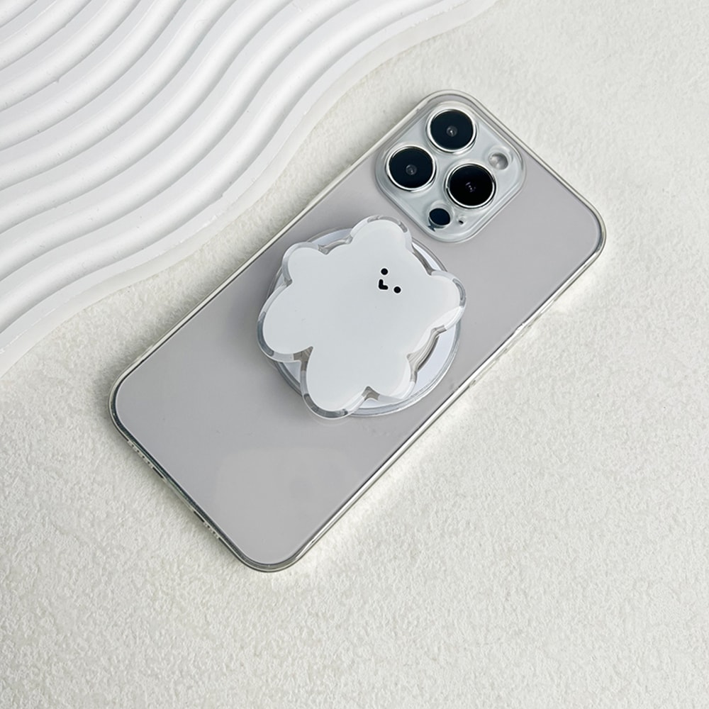 Cartoon Bear MagSafe Phone Grip Folding Magnetic Ring Holder