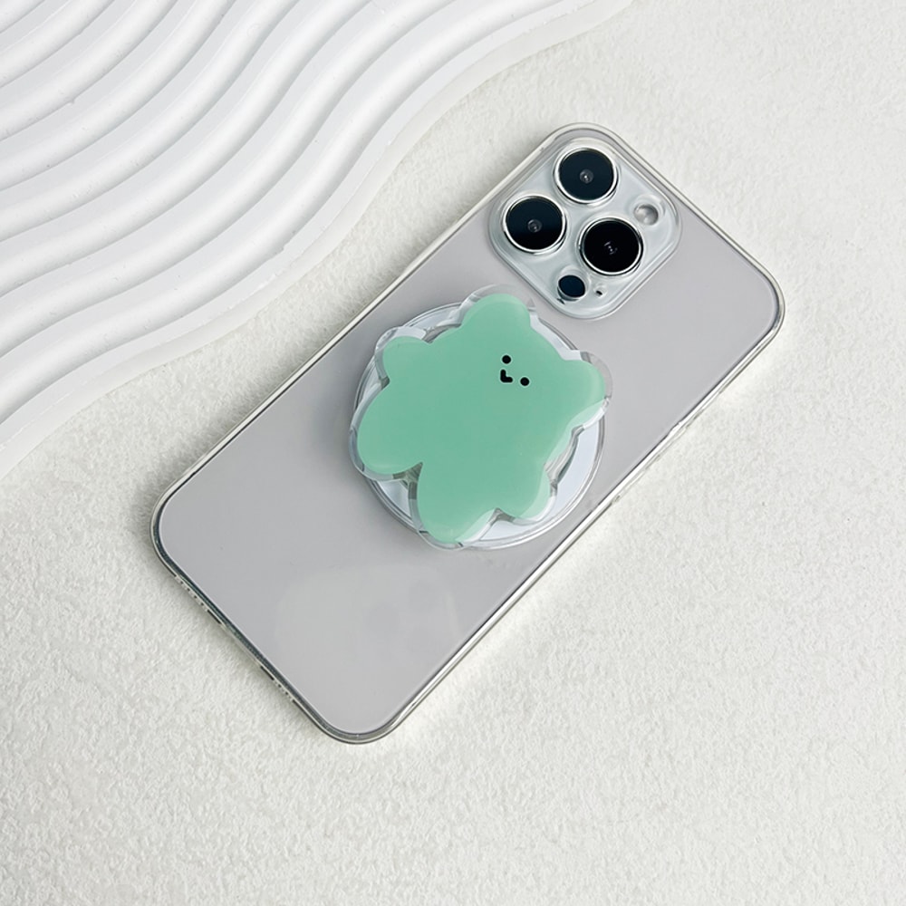 Cartoon Bear MagSafe Phone Grip Folding Magnetic Ring Holder