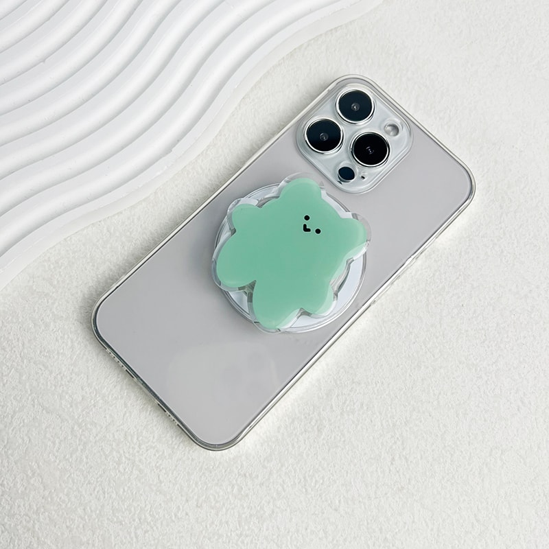 Cartoon Bear MagSafe Phone Grip Folding Magnetic Ring Holder