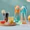 Flavored Water Bottle with Flavor Pods and Straw for Zero Sugar Hydration