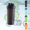 Protein Shaker Bottle with Metal Mixing Ball for Gym Shakes and Smoothies