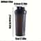 Protein Shaker Bottle with Metal Mixing Ball for Gym Shakes and Smoothies
