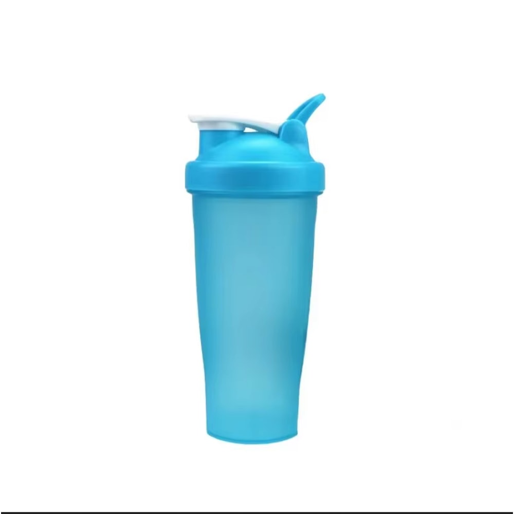 Protein Shaker Bottle with Metal Mixing Ball for Gym Shakes and Smoothies