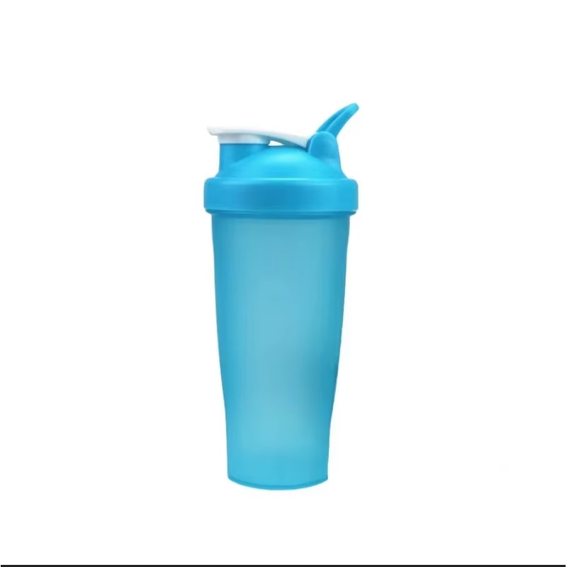Protein Shaker Bottle with Metal Mixing Ball for Gym Shakes and Smoothies