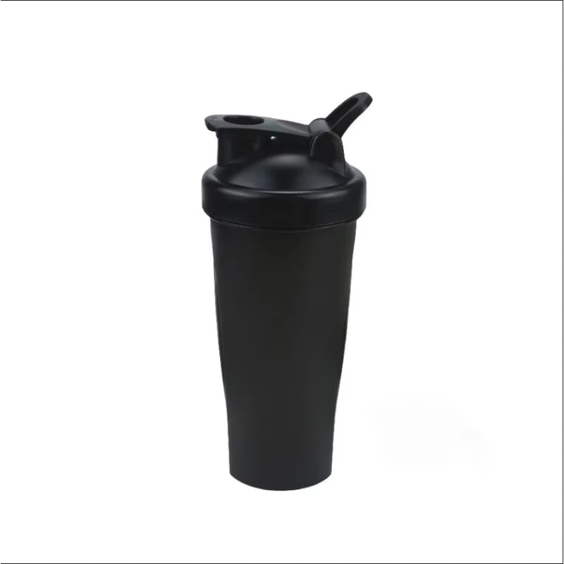 Protein Shaker Bottle with Metal Mixing Ball for Gym Shakes and Smoothies