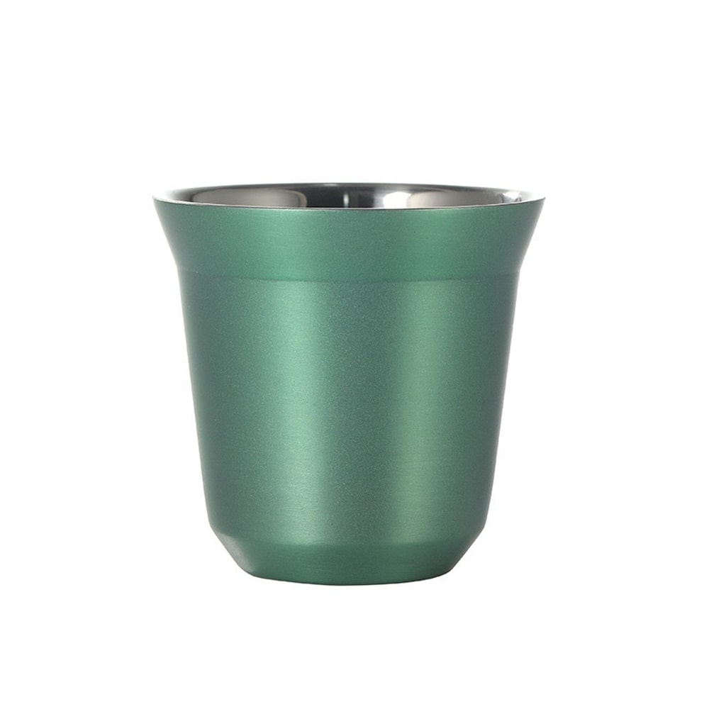Capsule Stainless Steel Coffee Cup Double Wall Portable Water Cup