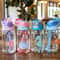 Kids Cartoon Leakproof Straw Sippy Cup Portable Toddler Water Bottle