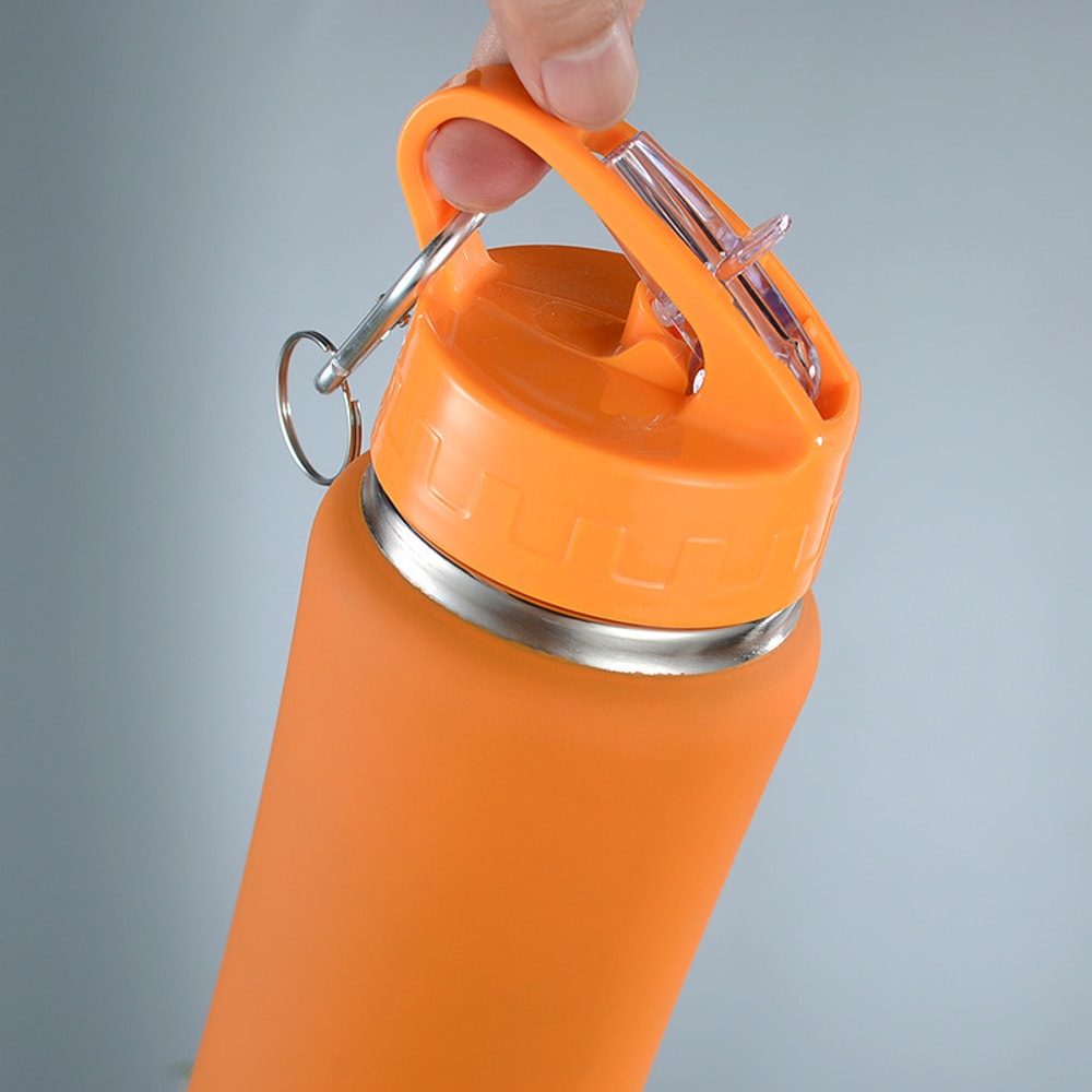 Insulated Stainless Steel Water Bottle With Straw For Fitness Cycling And Travel 2