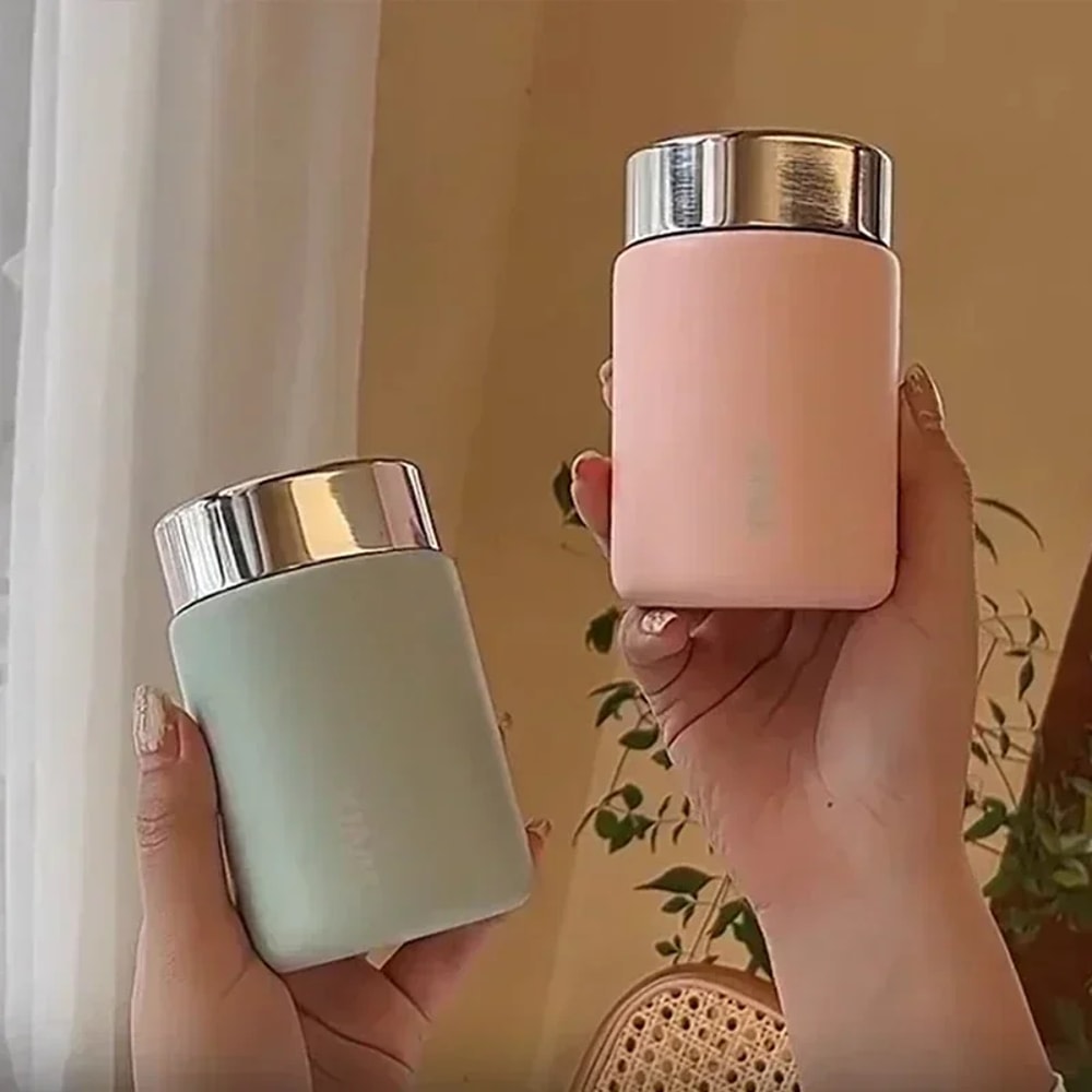 Mini Stainless Steel Thermos Mug Portable Vacuum Flask For Coffee Tea And Travel 0