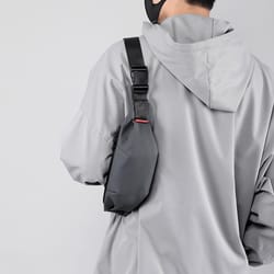 waterproof crossbody waist bag for men fashionable lightweight & durable chest bag for college students and travelers