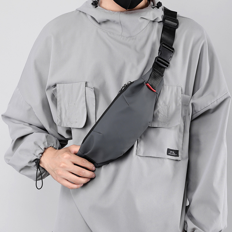 Waterproof Crossbody Waist Bag For Men Fashionable Lightweight Durable Chest Bag For College Stude 1