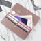 Genuine Leather Women's Long Wallet Multifunctional Cowhide Zipper Card Holder & Coin Purse